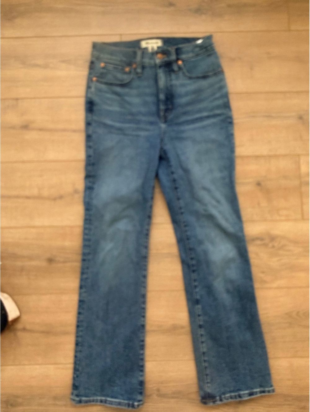 Madewell Cali Demi-Boot Jeans Size 25 in Medium Blue Denim